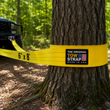 6" x 8' Tree Saver Recovery Strap – 60,000 lb, USA Made