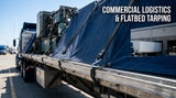Heavy-Duty Natural Rubber Tarp Straps with S-Hooks
