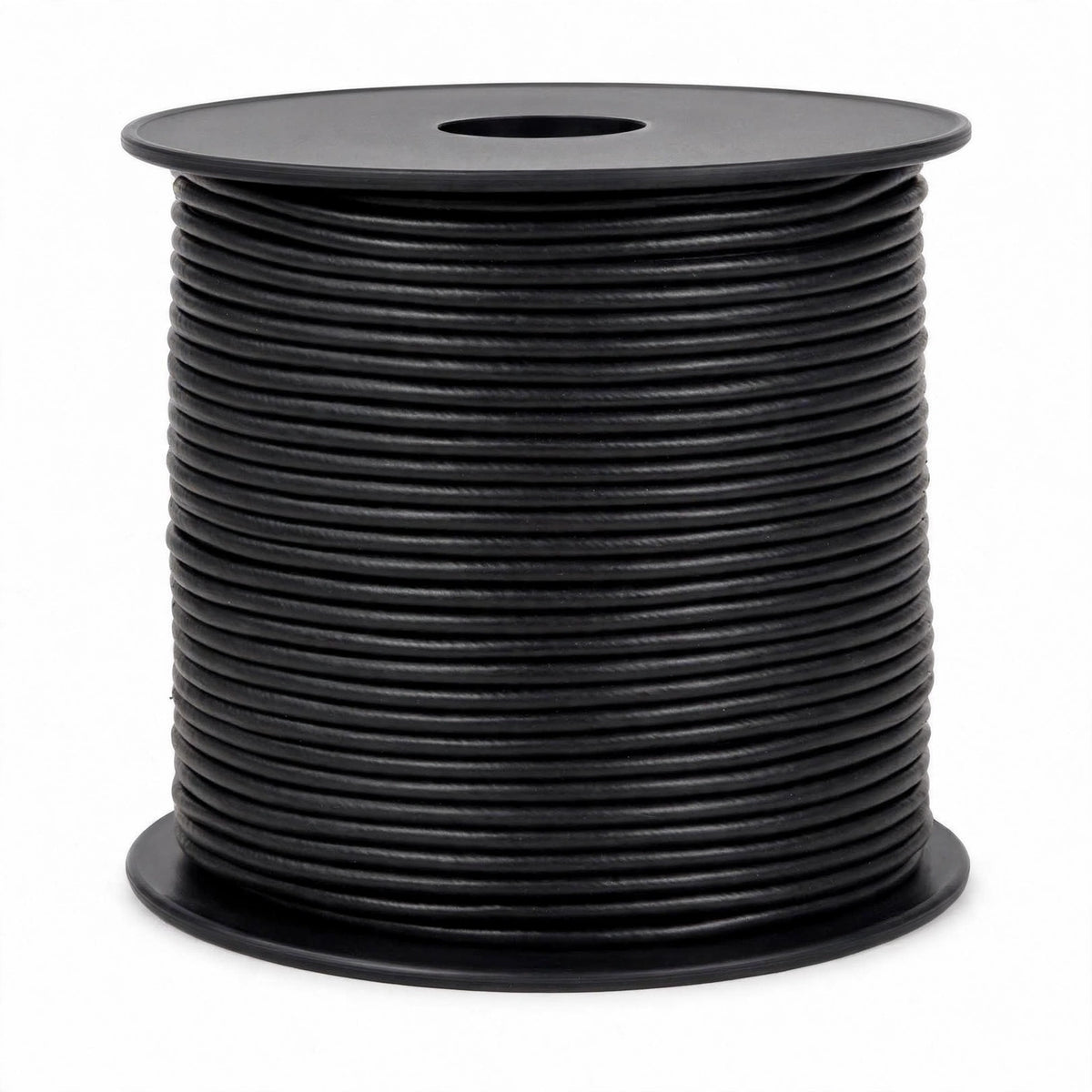 Polyester bungee cord, black, bulk spool