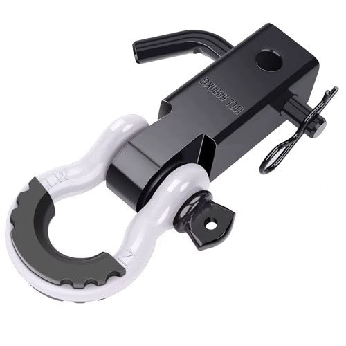 2-Inch Shackle Hitch Receiver with 3/4-Inch D-Ring – 45,000 lb Break Strength