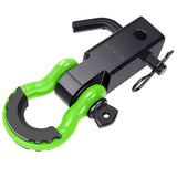 2-Inch Shackle Hitch Receiver with 3/4-Inch D-Ring – 45,000 lb Break Strength