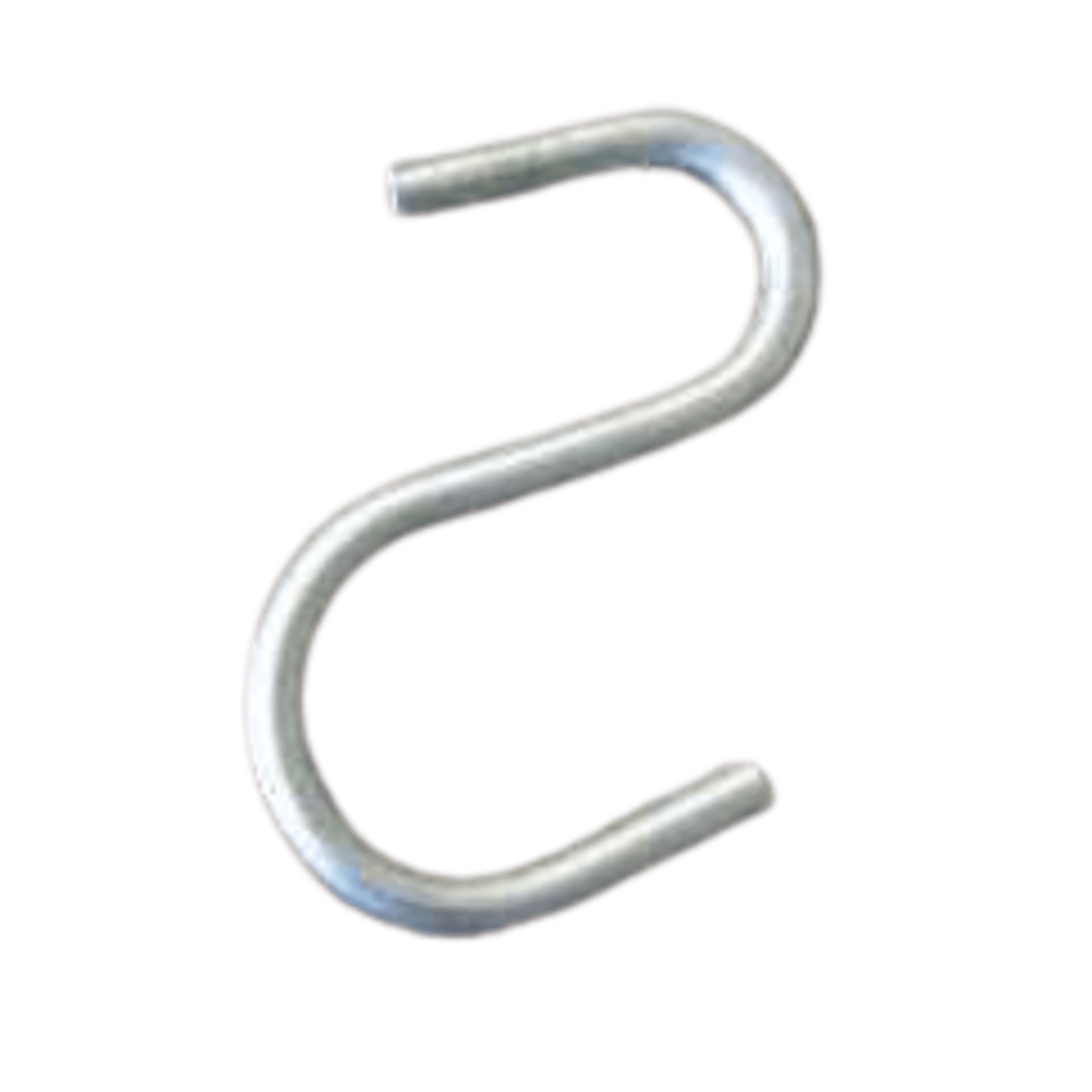 5mm metal S-hook with silver finish