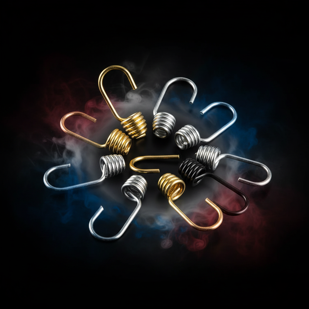 Bungee cord hooks and fastening hardware collection