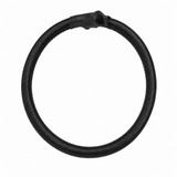 Black trampoline bungee cord loop with capped end