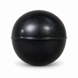 Single black 30mm toggle canopy ball on white background