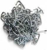 3/4 inch galvanized hog rings for upholstery, fencing, wire cages and hog ring pliers