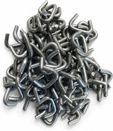 3/8 inch galvanized hog rings for wire cages, pet enclosures, bungee cord assembly and DIY repairs