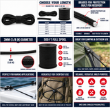 Polypropylene Bungee Cord – Cut Lengths & Spools | Multiple Colors