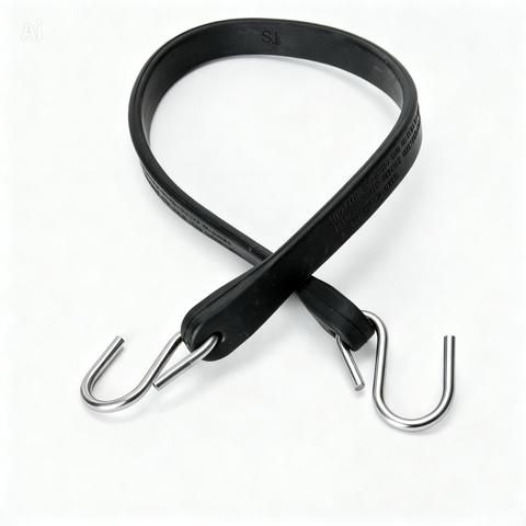 100pcs. Solid Rubber Rope Hooks