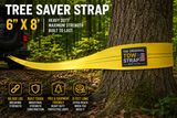 6" x 8' Tree Saver Recovery Strap – 60,000 lb, USA Made