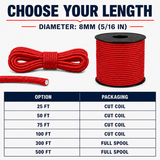 Polypropylene Bungee Cord – Cut Lengths & Spools | Multiple Colors