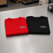 Two folded crewneck T-shirts: red and black, each with Bungee chest logo