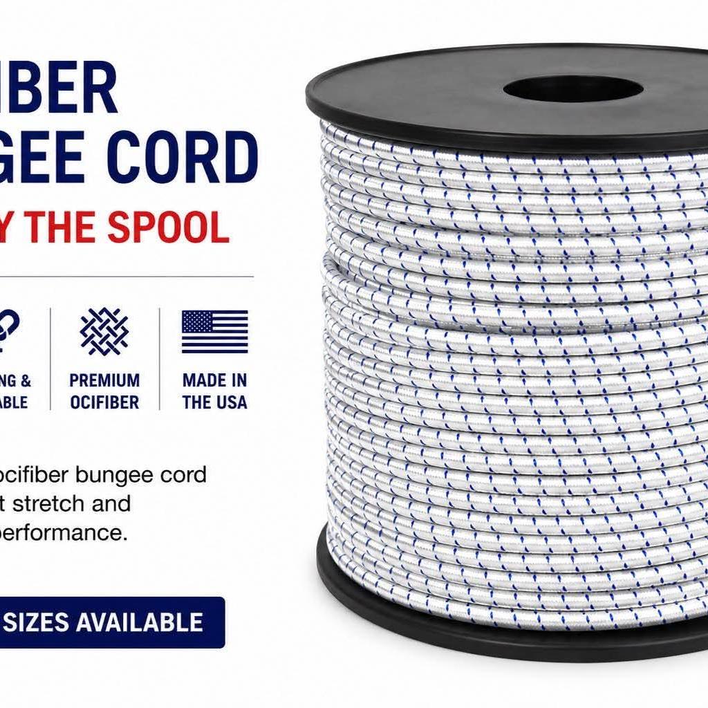 Ocifiber Bungee Cord – Cut Lengths & Bulk Spools
