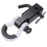 2-Inch Shackle Hitch Receiver with 3/4-Inch D-Ring – 45,000 lb Break Strength