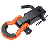 2-Inch Shackle Hitch Receiver with 3/4-Inch D-Ring – 45,000 lb Break Strength