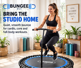 Bungee Fit 47.5-Inch Fitness Trampoline with Handlebar