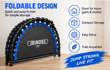 Bungee Fit 47.5-Inch Fitness Trampoline with Handlebar