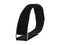 Black Velcro cinch strap with metal clasp and hook-and-loop band