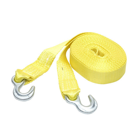 2" X 15' Vehicle Recovery Strap with Hooks