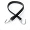 15" Molded Natural Rubber Strap With S Hooks Made in Sri Lanka