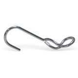 Metal rope hook, single U-shaped steel hook