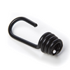 12mm (1/2") Black Plastic Coated Steel Bungee Hook